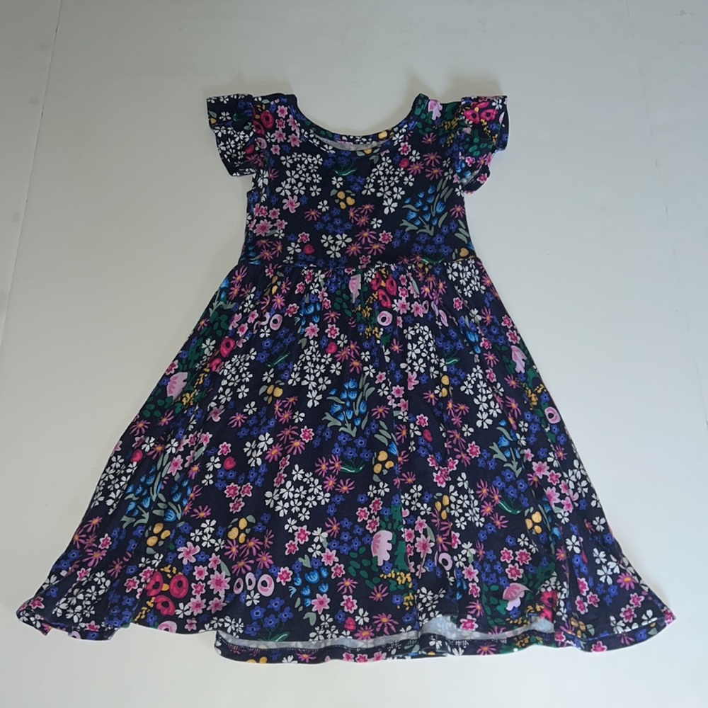 Posh Peanut Endra Ruffled Cap Sleeve Twirl Dress - 2T